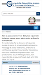 Mobile Screenshot of procuracatania.it